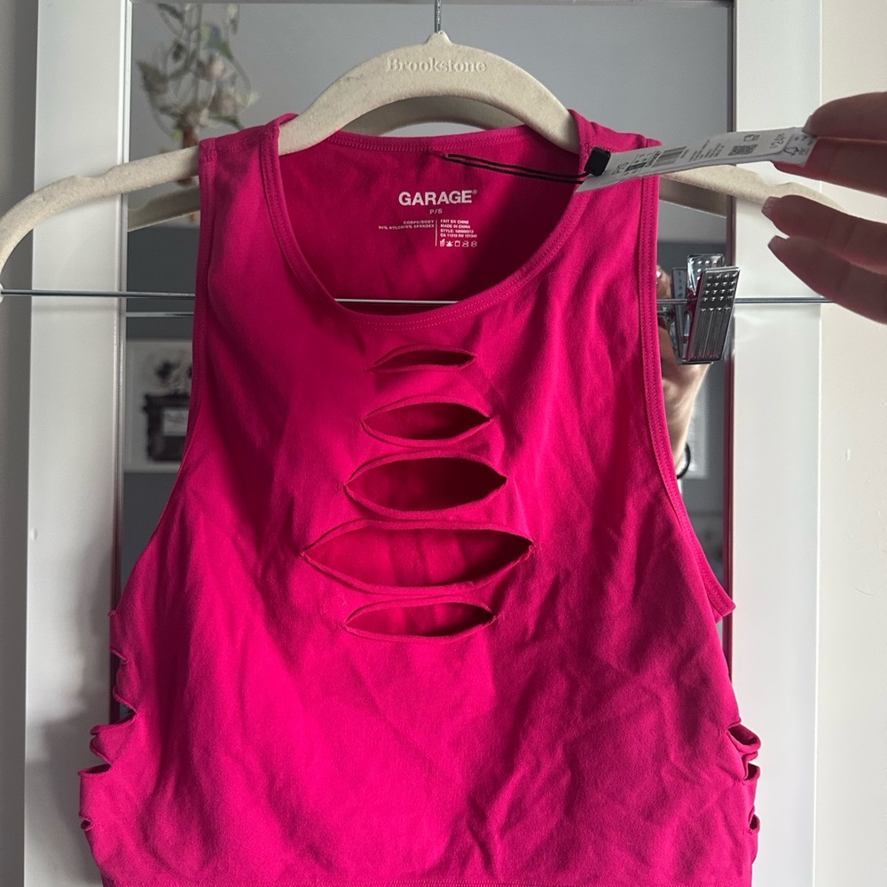 Garage Pink Tank Top